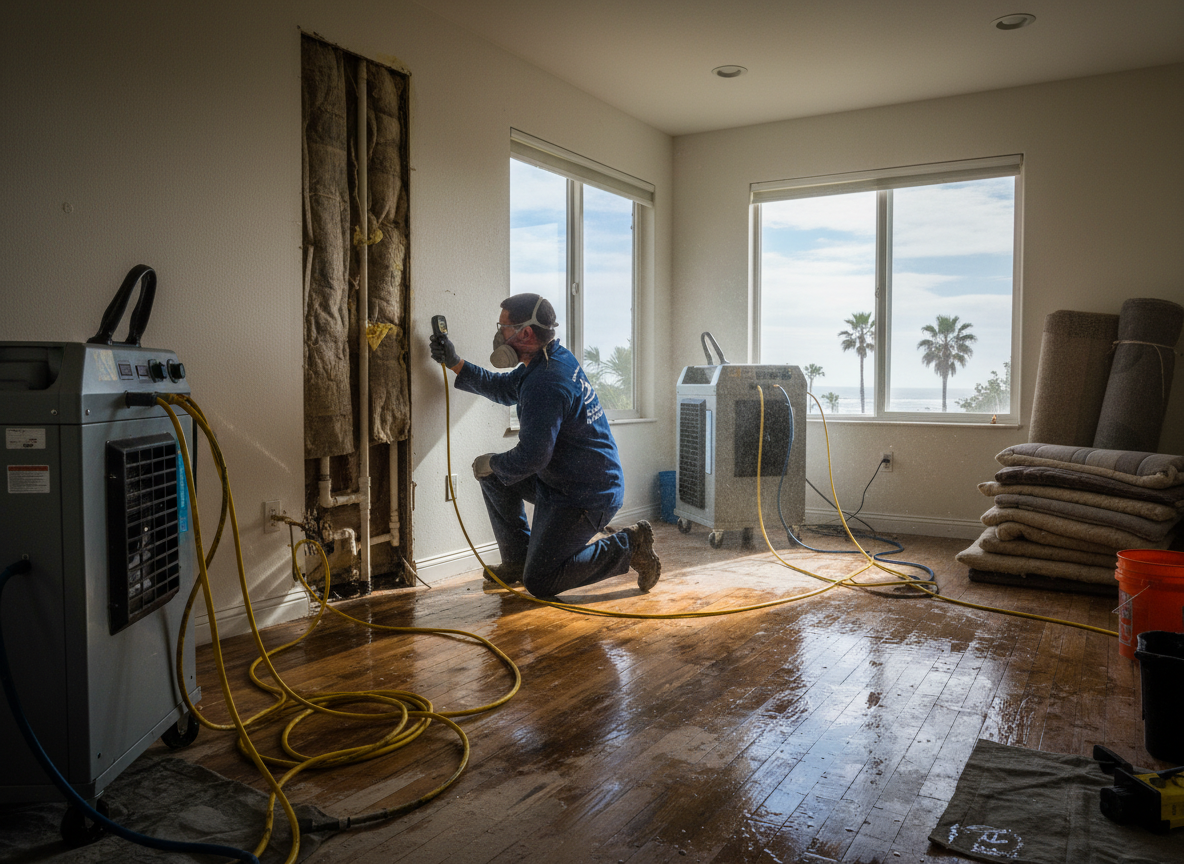 Water Damage Restoration Solana Beach in Encinitas, CA 92024
